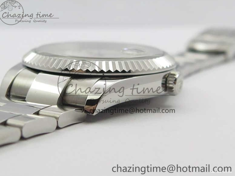 0506 DateJust 126334 SS Noob 1:1 904L Best Edition Gray Dial Diamond on Oyster Bracelet A MultiPurpose 3167
